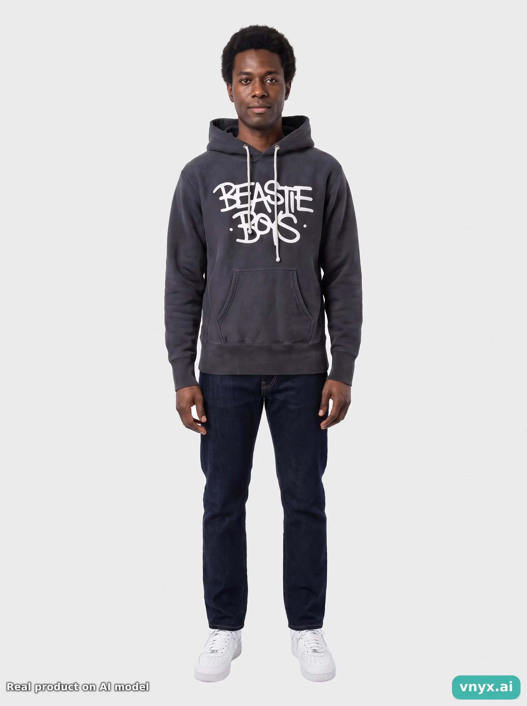 Second Life - Vintage Champion Grey Hoodie Men S 5/6