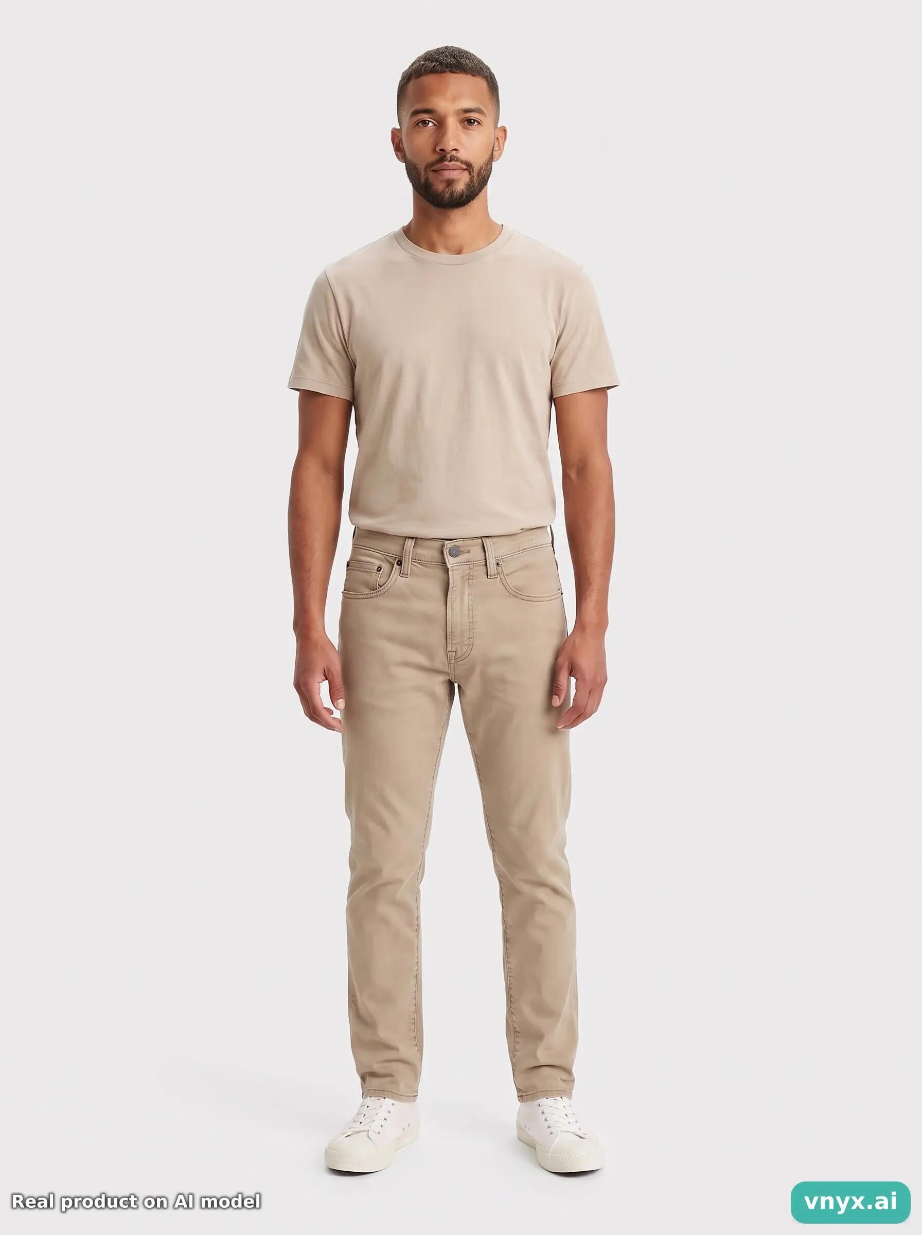 Second Life - Vintage Levi Strauss & Co. Neutral Beige Jeans Men W32 L30 6/6