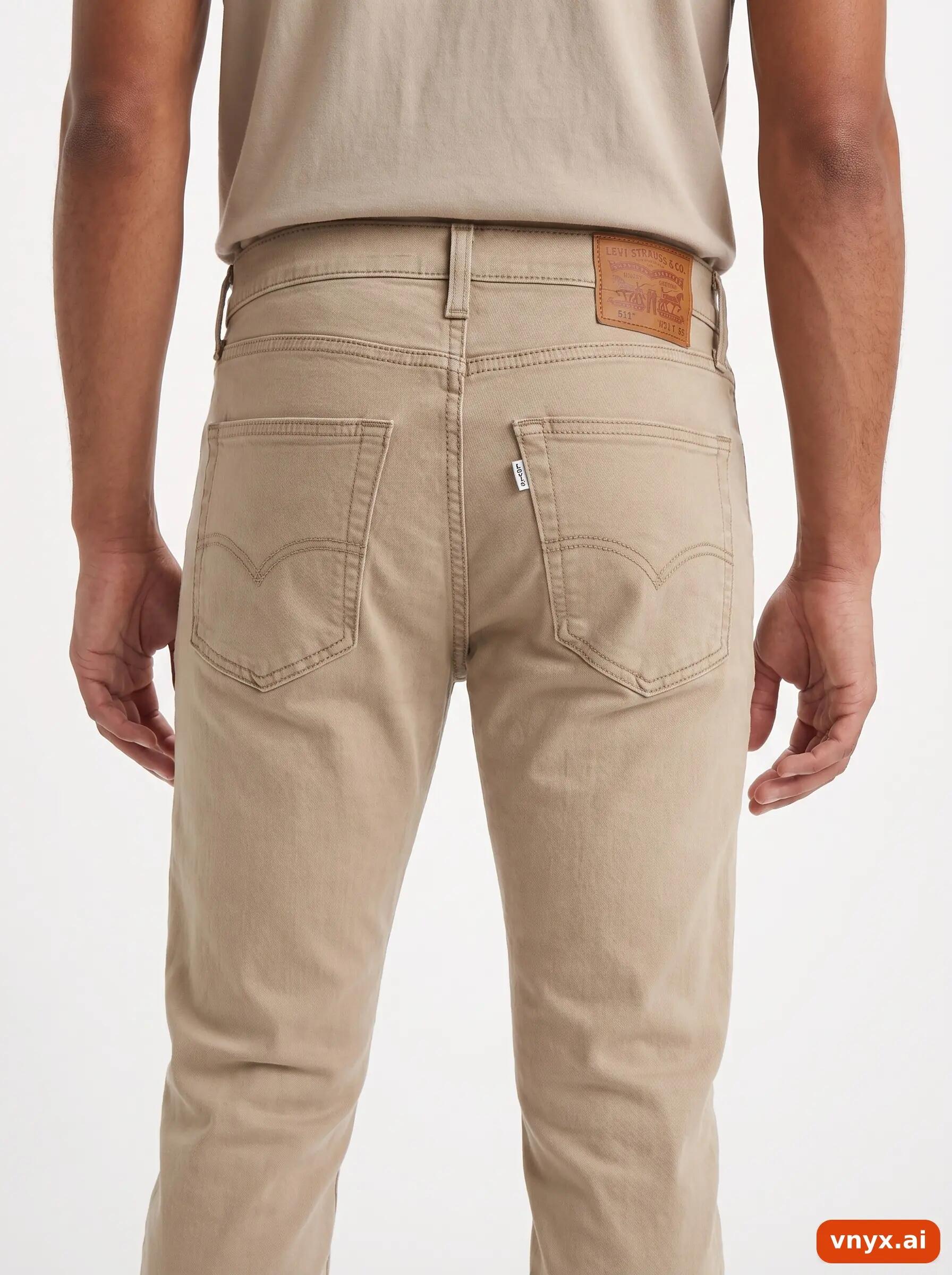 Second Life - Vintage Levi Strauss & Co. Neutral Beige Jeans Men W32 L30 5/6