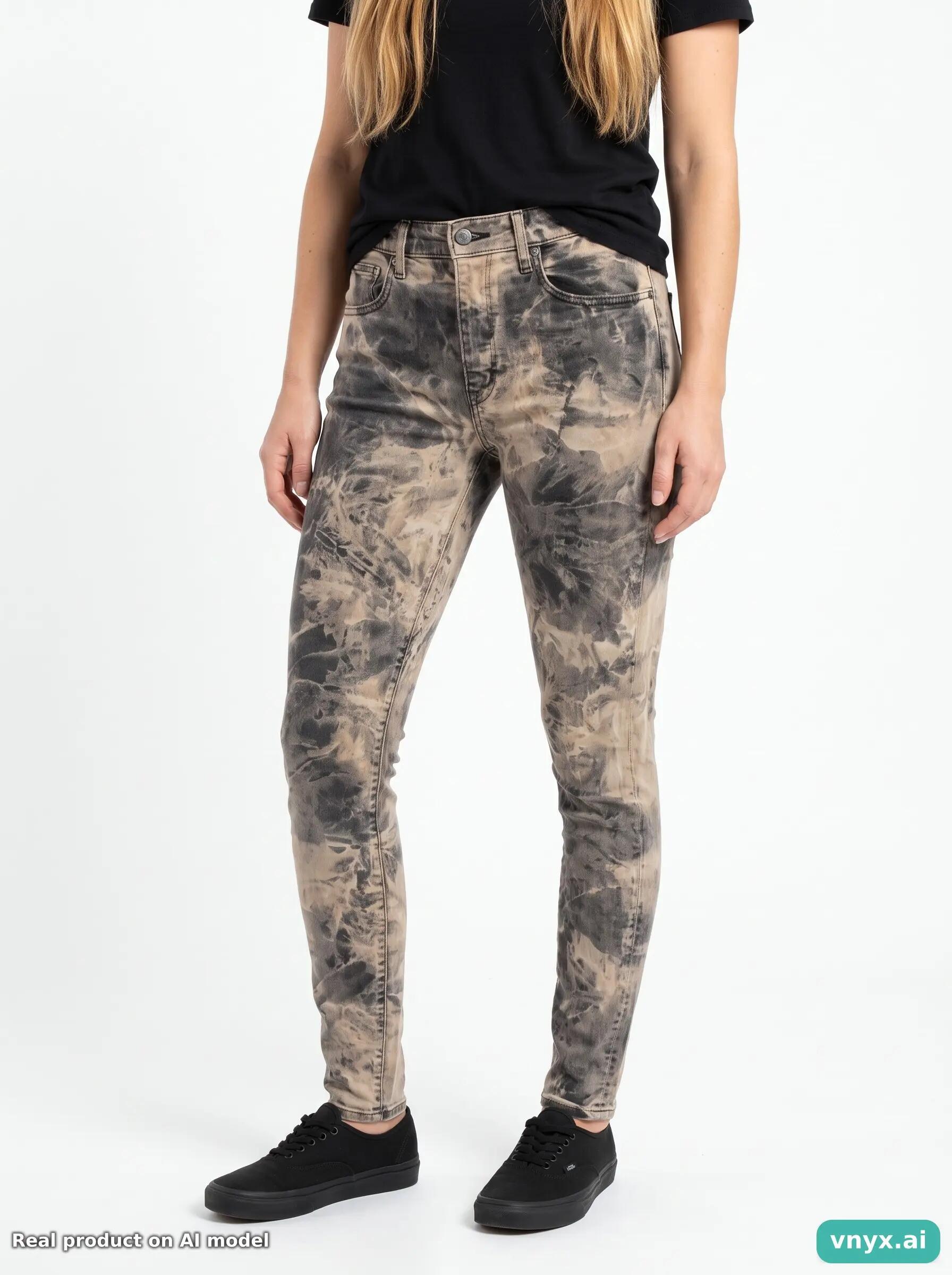 Second Life - Vintage LEVI STRAUSS & CO. Beige and Black Jeans Women ...