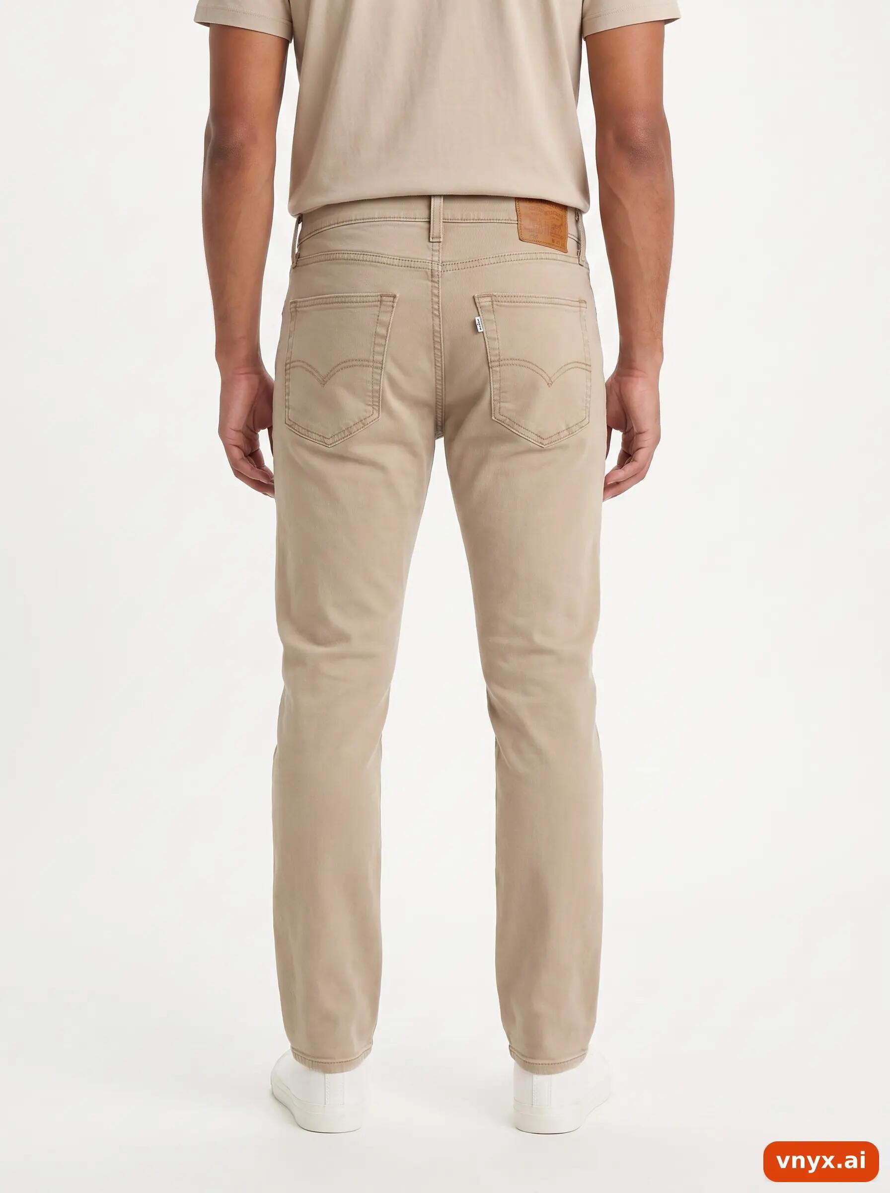 Second Life - Vintage Levi Strauss & Co. Neutral Beige Jeans Men W32 L30 2/6