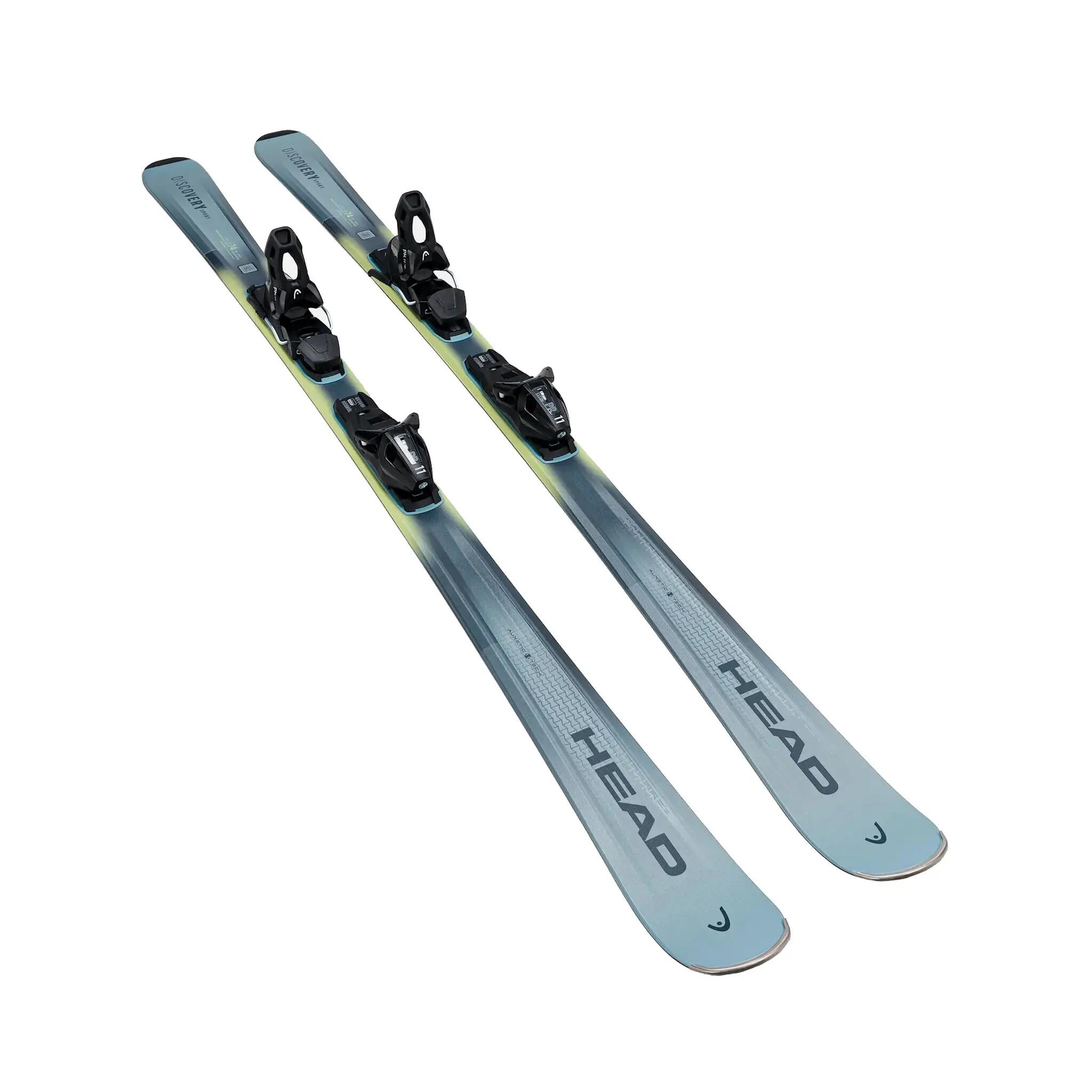 Skien Snowboarden Unisex - HEAD Discovery 74 Sport + PR11 - Blue/Yellow 4/4