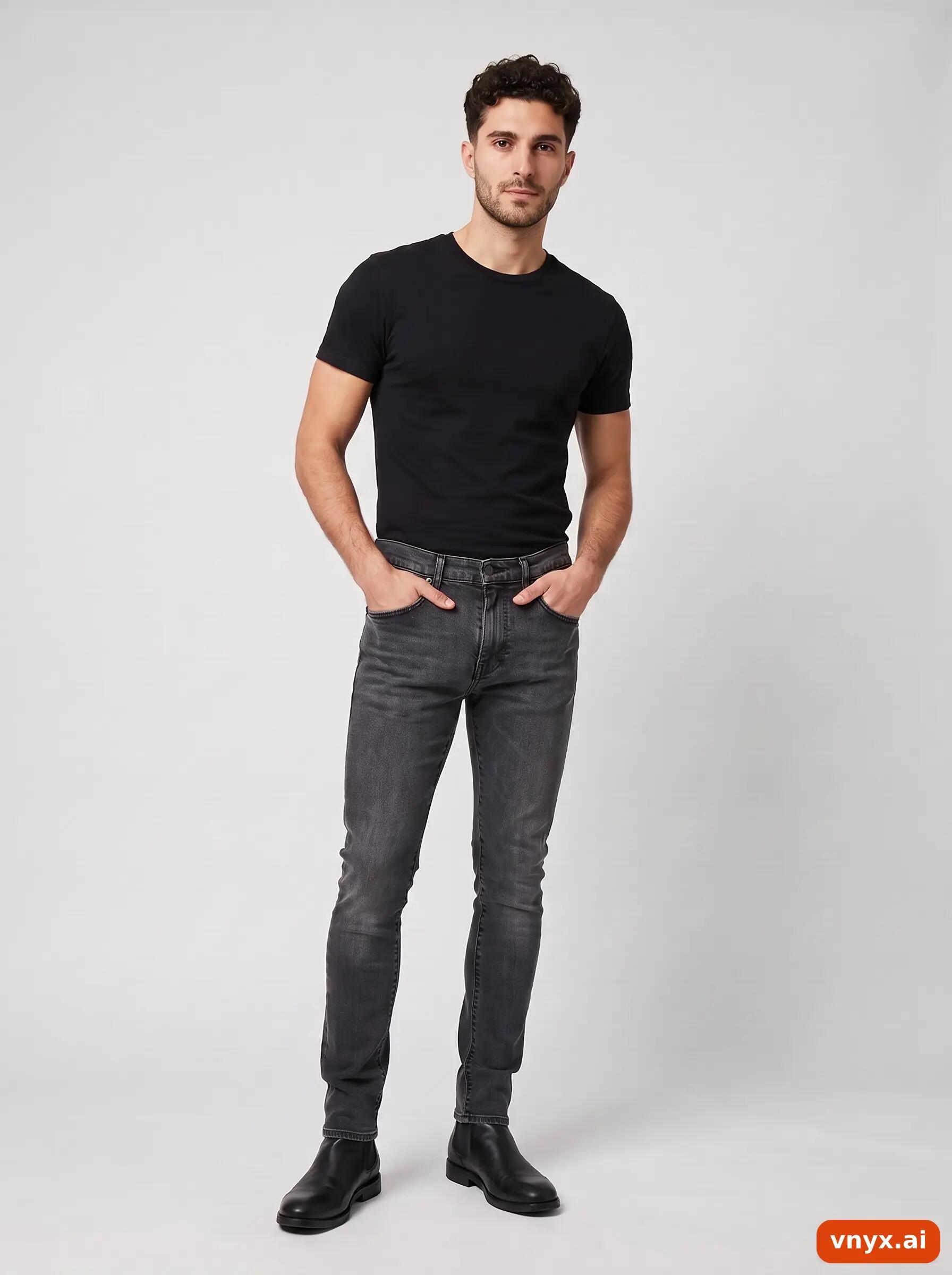 Second Life - Vintage Levi's Faded Grey Jeans Men W29 L32 1/6
