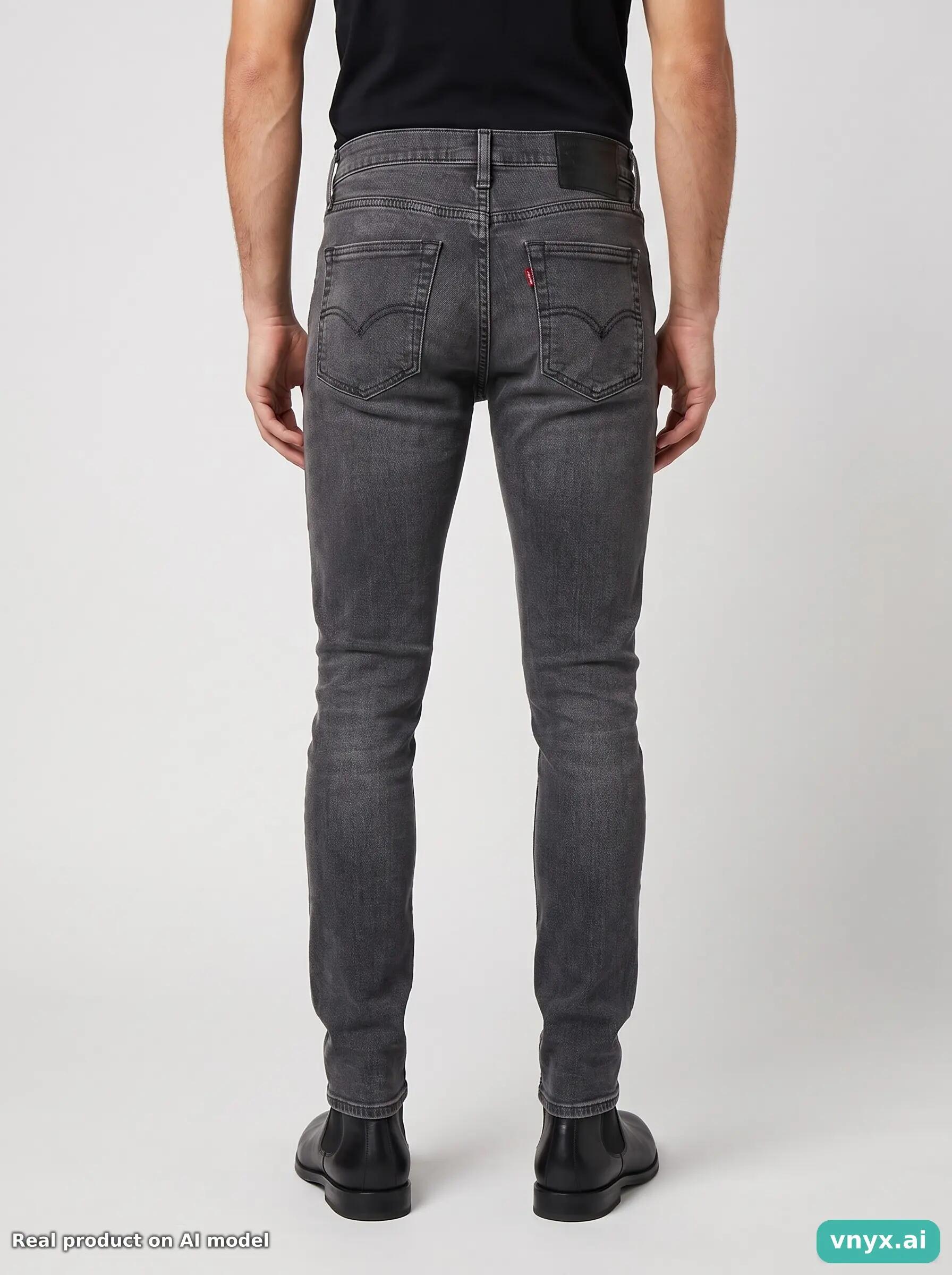 Second Life - Vintage Levi's Faded Grey Jeans Men W29 L32 5/6