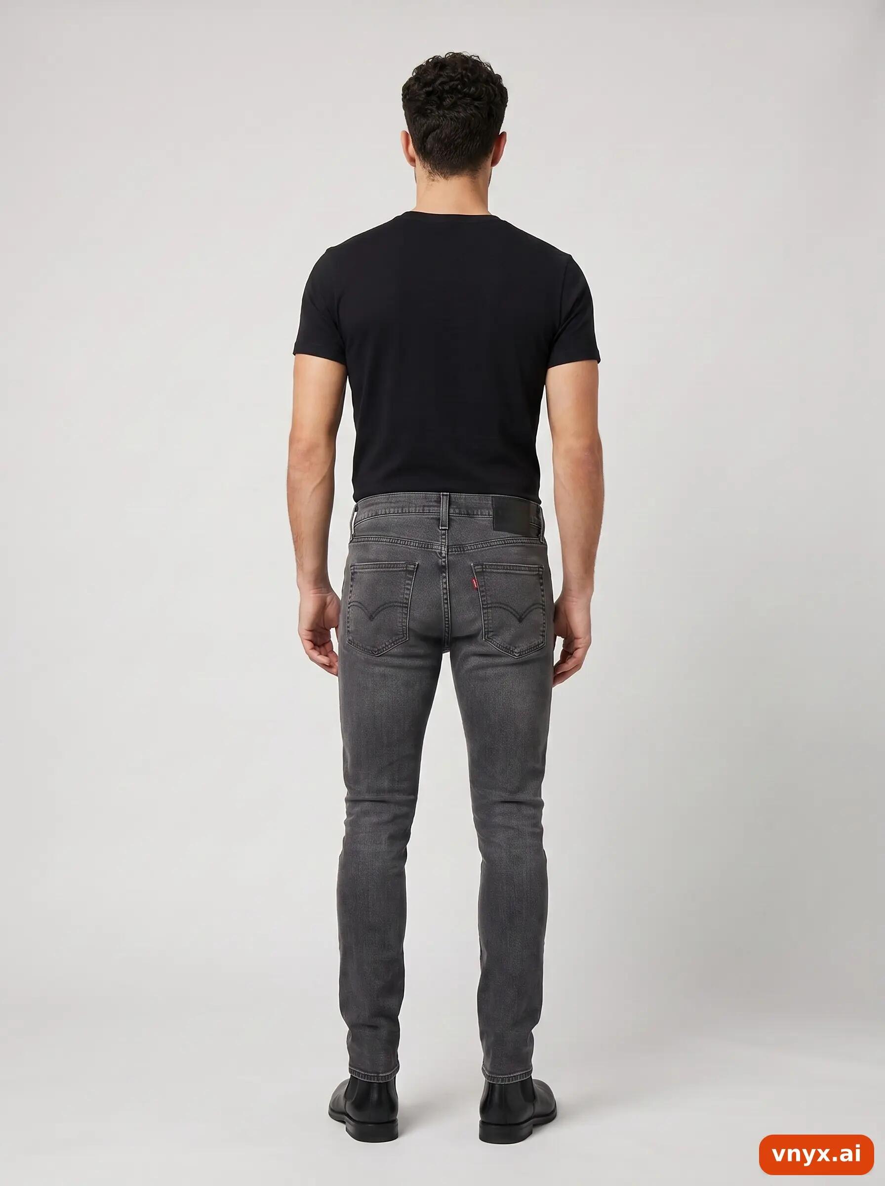 Second Life - Vintage Levi's Faded Grey Jeans Men W29 L32 3/6