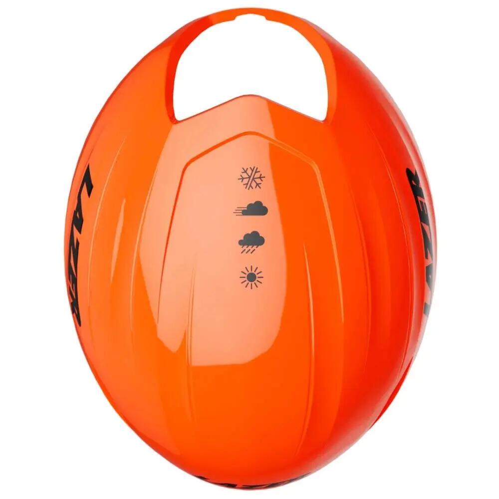 LAZER Aeroshell Z1 KinetiCore Flash Orange L - aerodynamischer Wetterschutz f... 3/3
