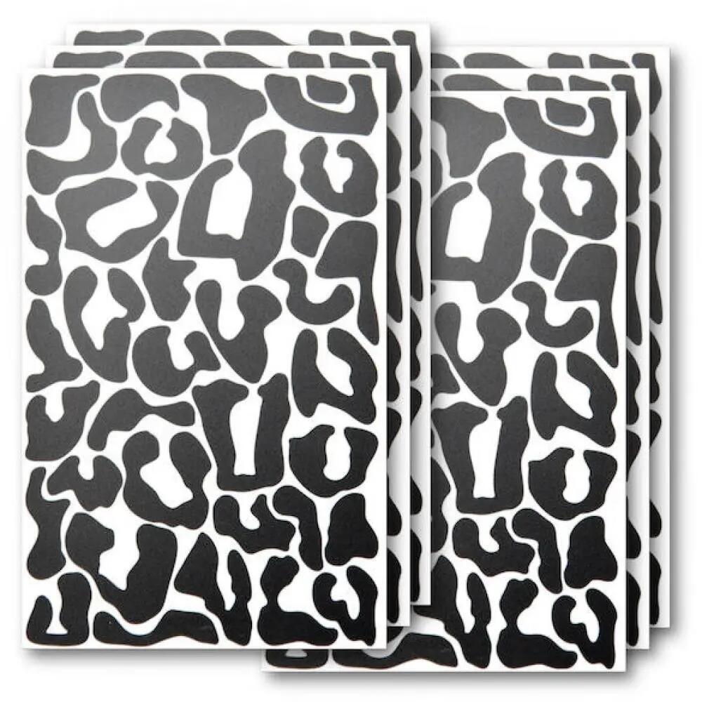 Luxshield adesivi riflettenti Leopard taglia unica nero - maggiore visibilità... 2/3