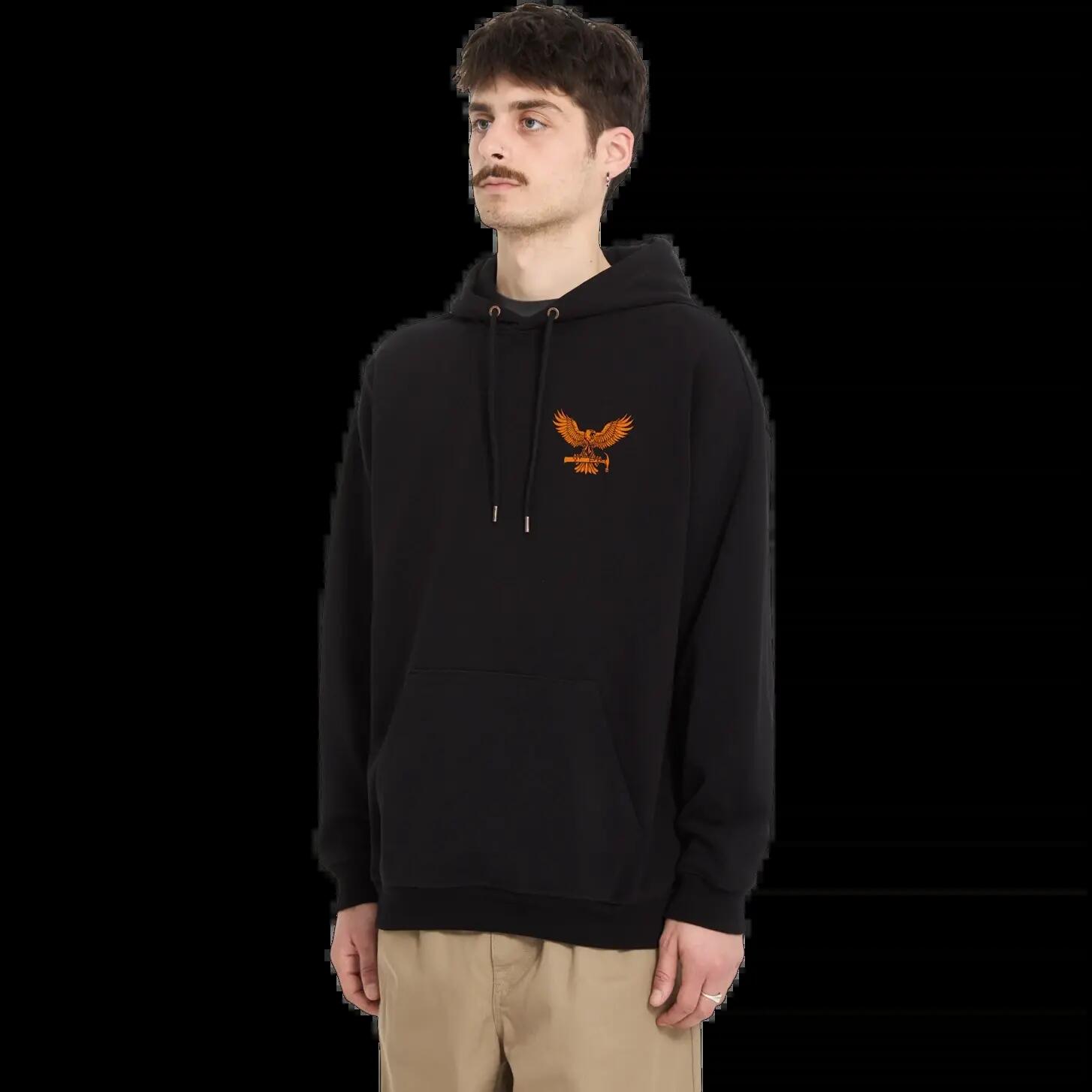 Sweatshirt Volcom HAMMERED PO Preto 3/6