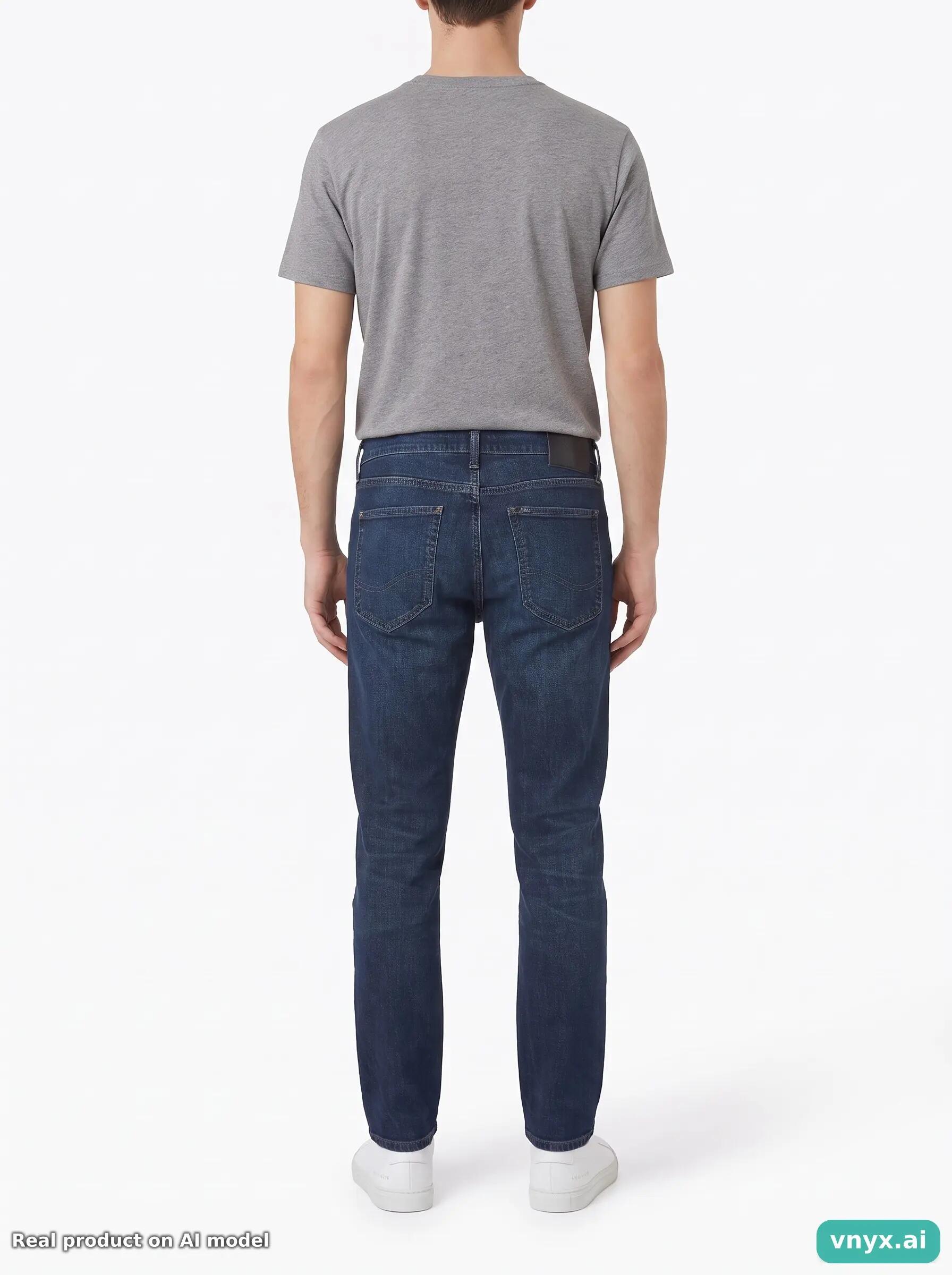 Second Life - Vintage LUKE Dark blue Jeans Men 30 L32 4/6