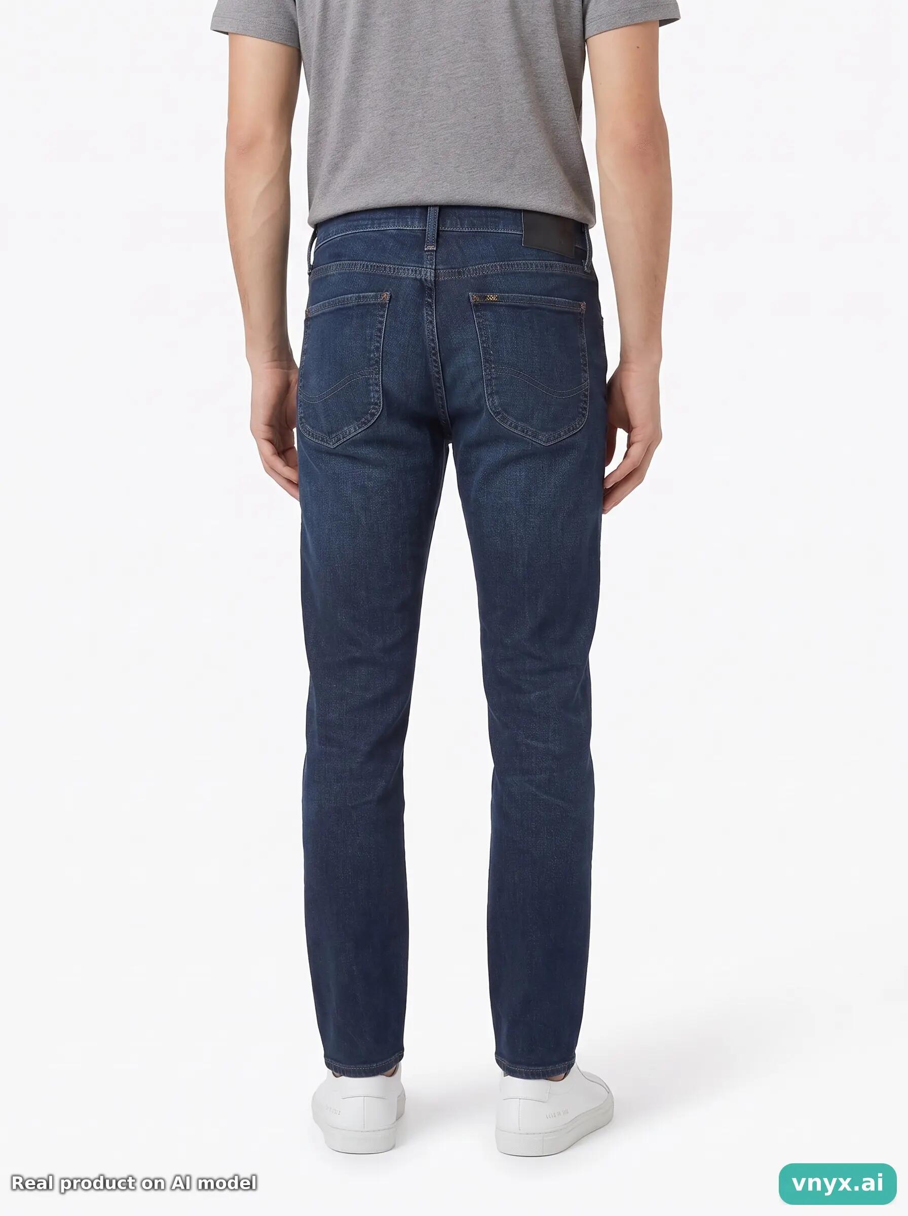 Second Life - Vintage LUKE Dark blue Jeans Men 30 L32 2/6
