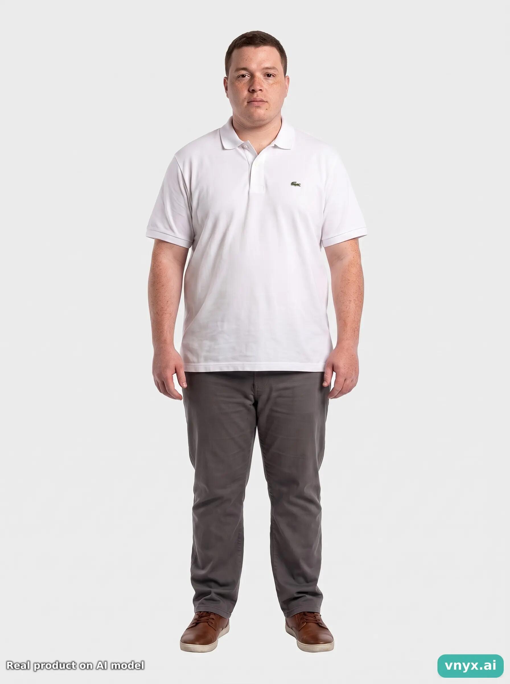 Second Life - Vintage Lacoste Crisp White Polo Shirt Men XXL 6/6