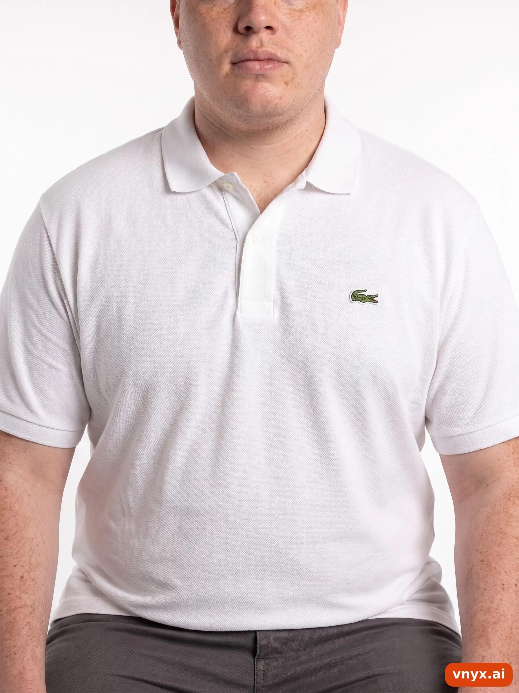 Second Life - Vintage Lacoste Crisp White Polo Shirt Men XXL 5/6