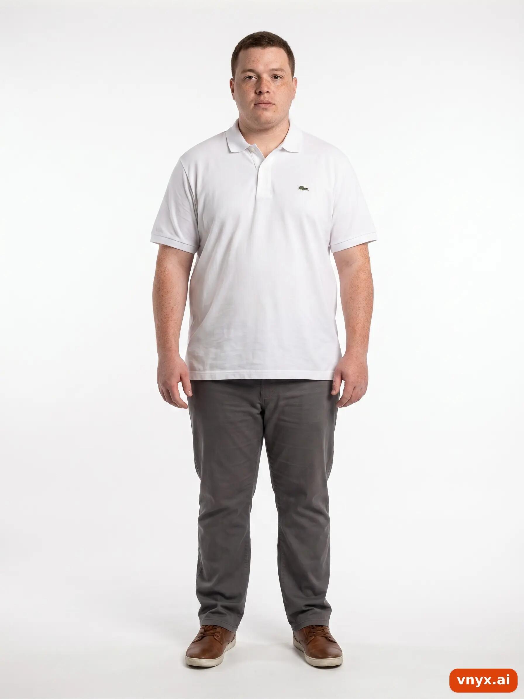 Second Life - Vintage Lacoste Crisp White Polo Shirt Men XXL 3/6
