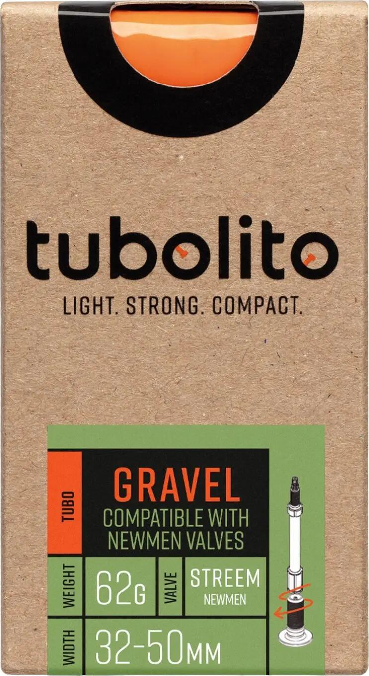 Tubolito Tubo-Gravel 700 mm AV Newmen Streem Lightweight Inner Tube (Front) 1/3