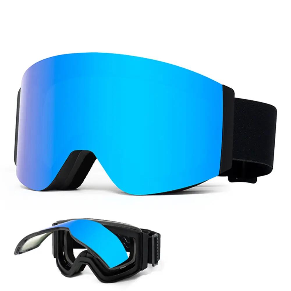 Lyžiarske a Snowboardové Okuliare Fluor HX049 Odklápací Modrý Zorník Unisex