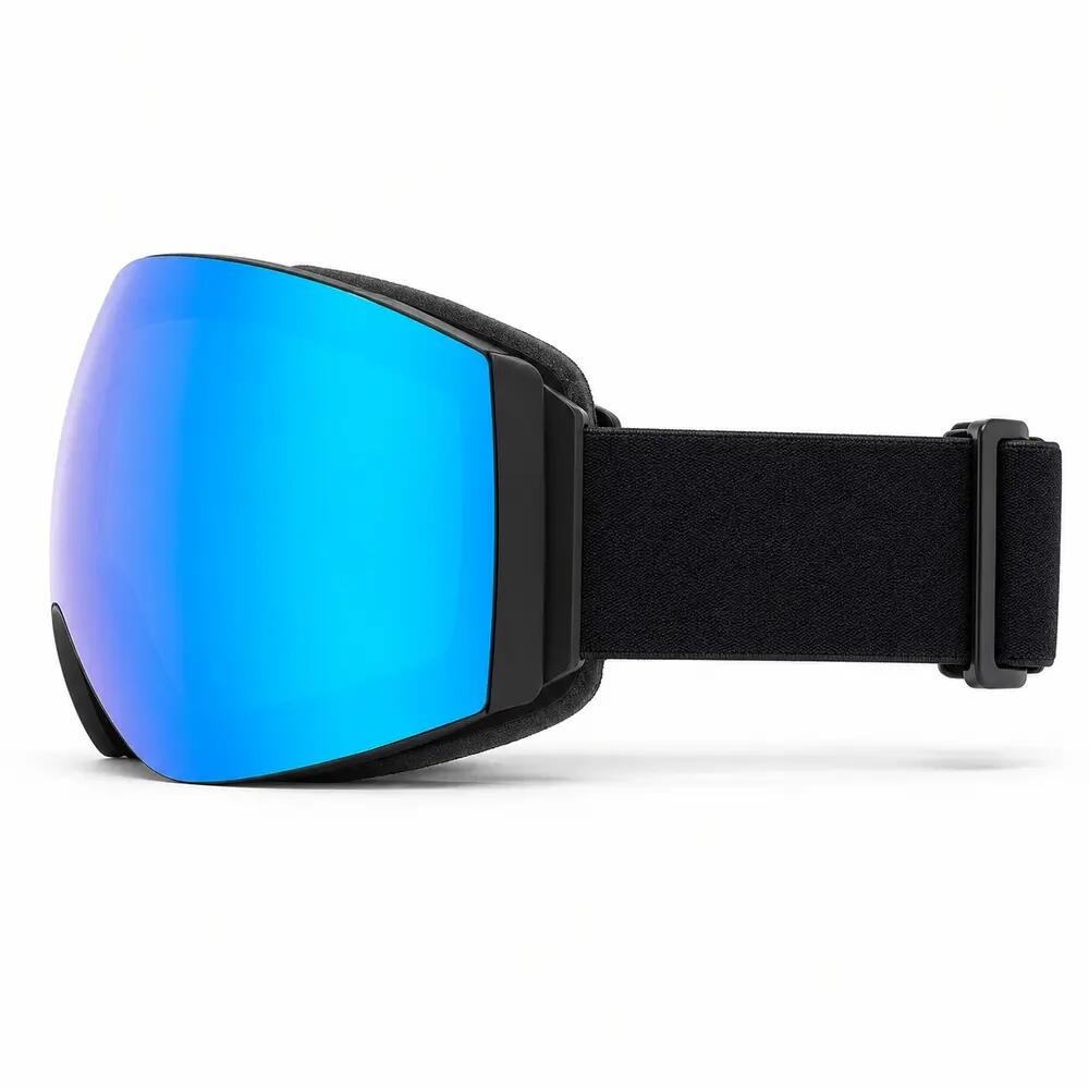 Maschera da Sci e Snowboard Fluor HX049 Lente Ribaltabile Blu Specchiata Unisex 5/5