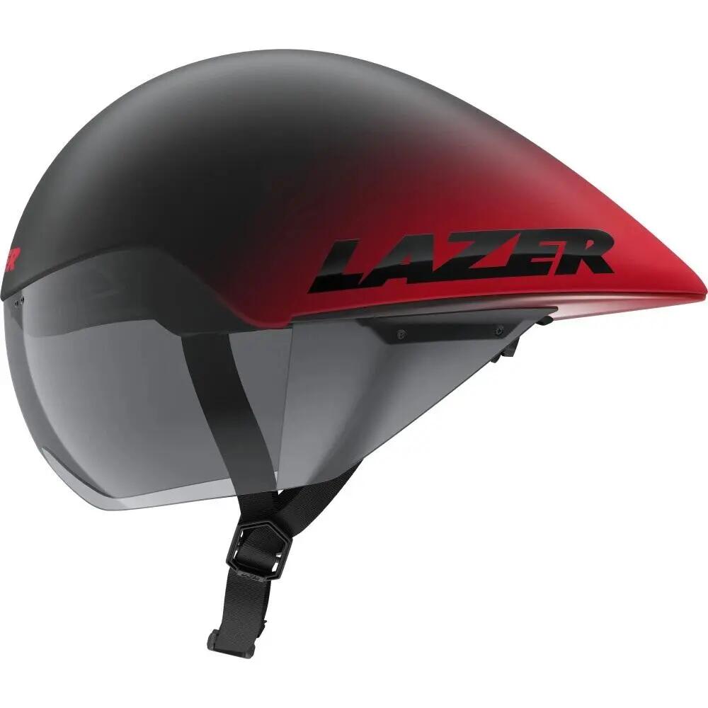 LAZER Helm Volante KinetiCore Triathlon/Zeitfahren Matte Black Red (S) - maxi... 2/3