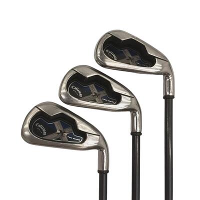 Callaway x-18 ijzerset / 4-pw / flex regular / grafiet