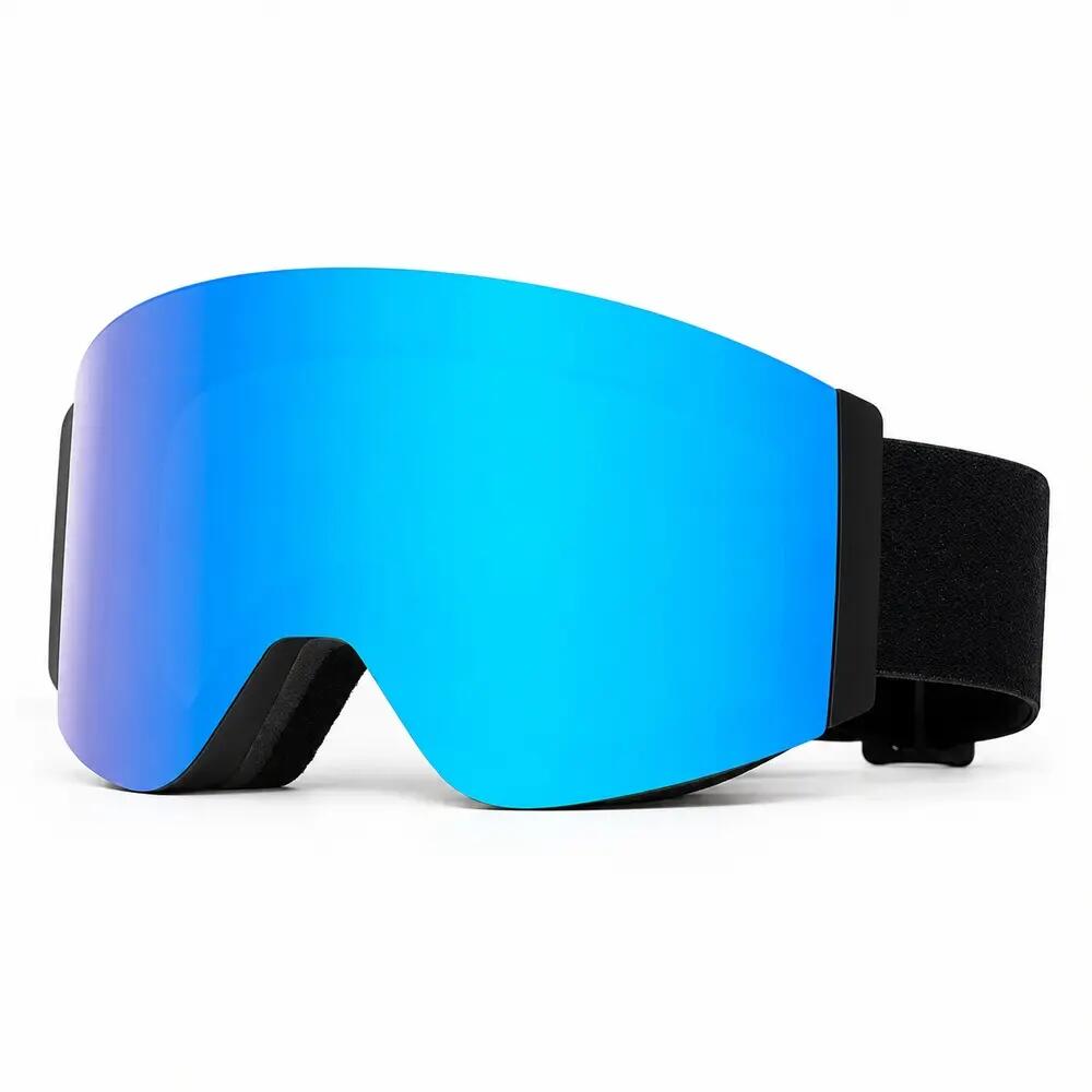 Maschera da Sci e Snowboard Fluor HX049 Lente Ribaltabile Blu Specchiata Unisex 2/5