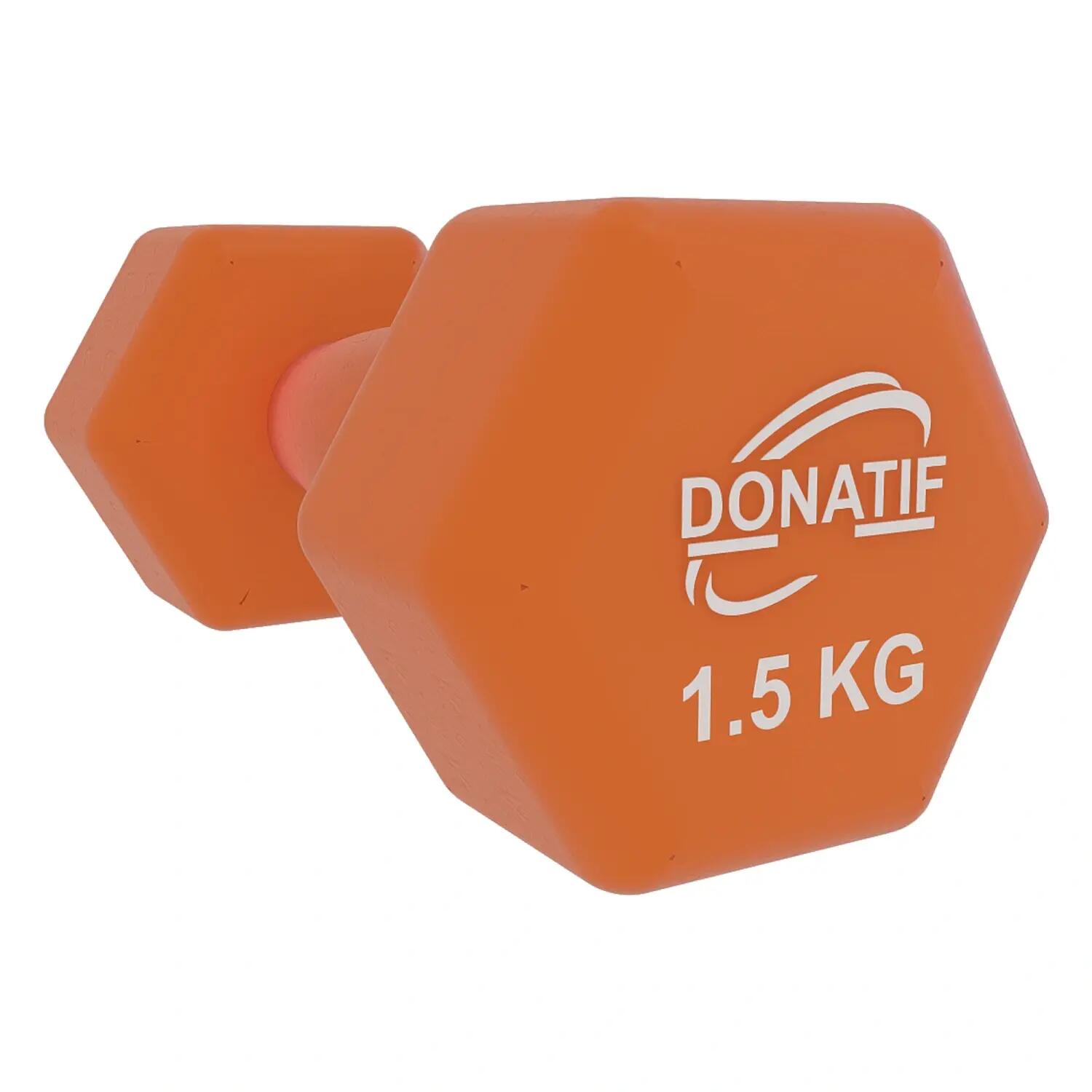 Manubrio in Vinile da 1,5 Kg - Antiscivolo | Fitness 6/6