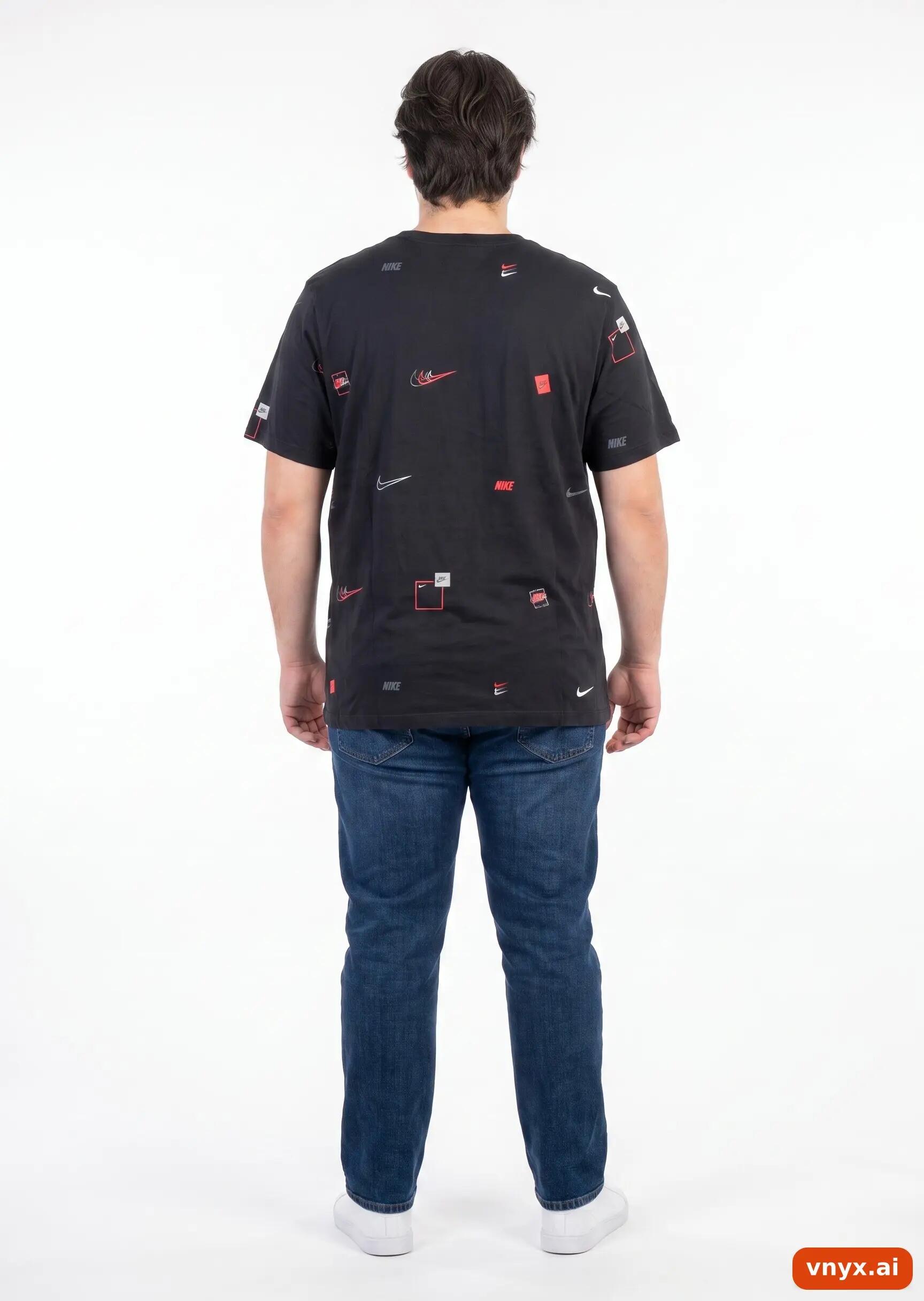 Second Life - Vintage Nike Black T-Shirts Men XL 4/6