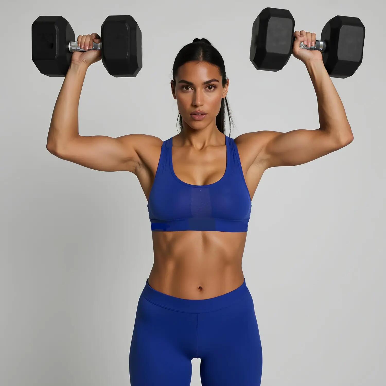 Manubrio Esagonale Gommato da 52,5 Kg - Professionale 4/6