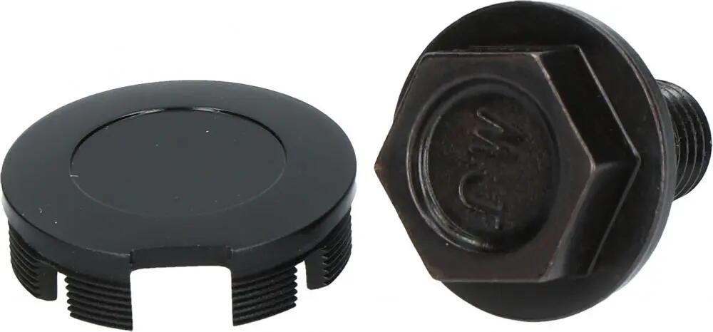 SHIMANO crankbevestigingsschroef FC-6000 - met afdekkap, zwart 1/1