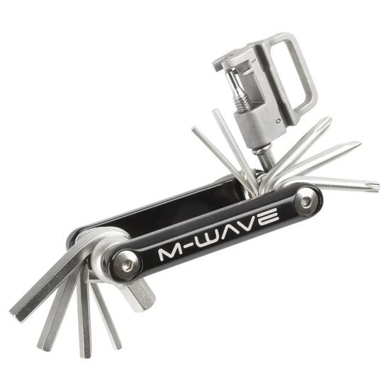 M-WAVE Mini 15 Multitool - Compact fiets-multitool met 15 functies