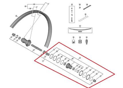 SHIMANO Kit de corps de roue libre MICRO SPLINE 12 vitesses - version moderne...