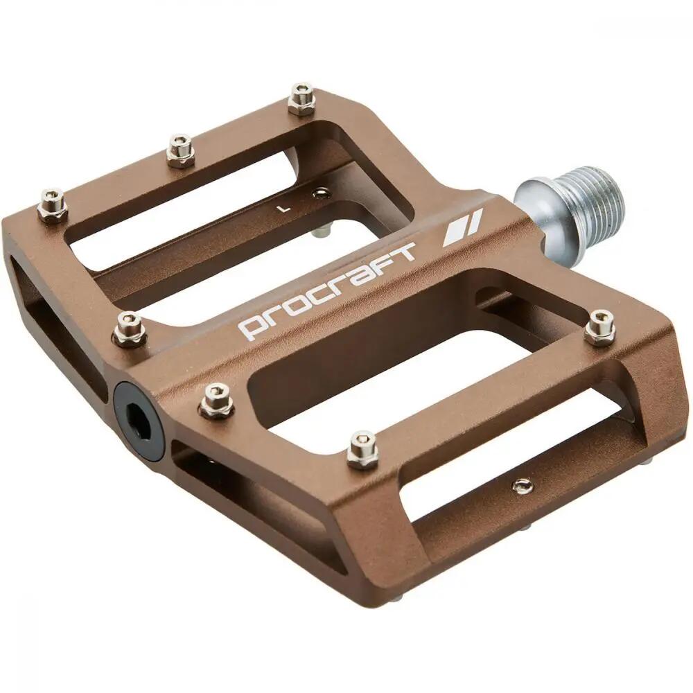 Procraft Small Grip Advanced CNC-pedaal Bruin 6061-aluminium 93×94 mm 340 g duur 3/3