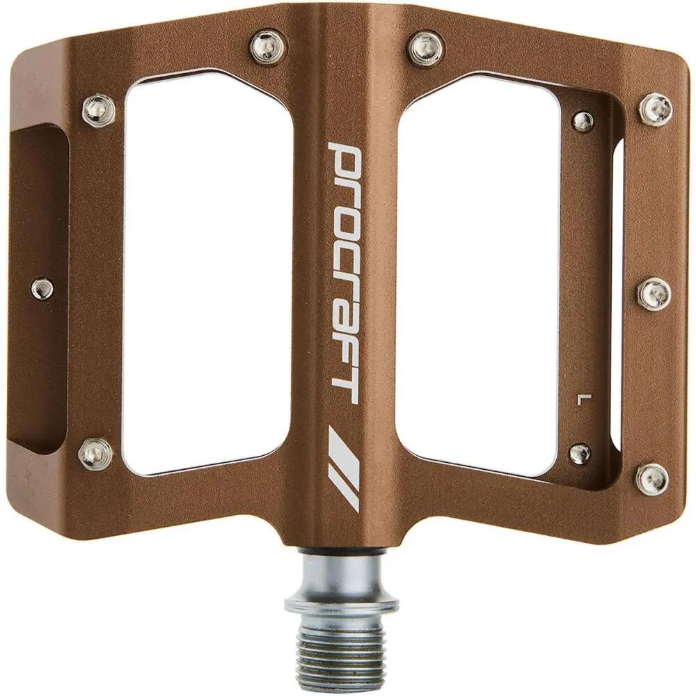 Procraft Small Grip Advanced CNC-pedaal Bruin 6061-aluminium 93×94 mm 340 g duur 2/3