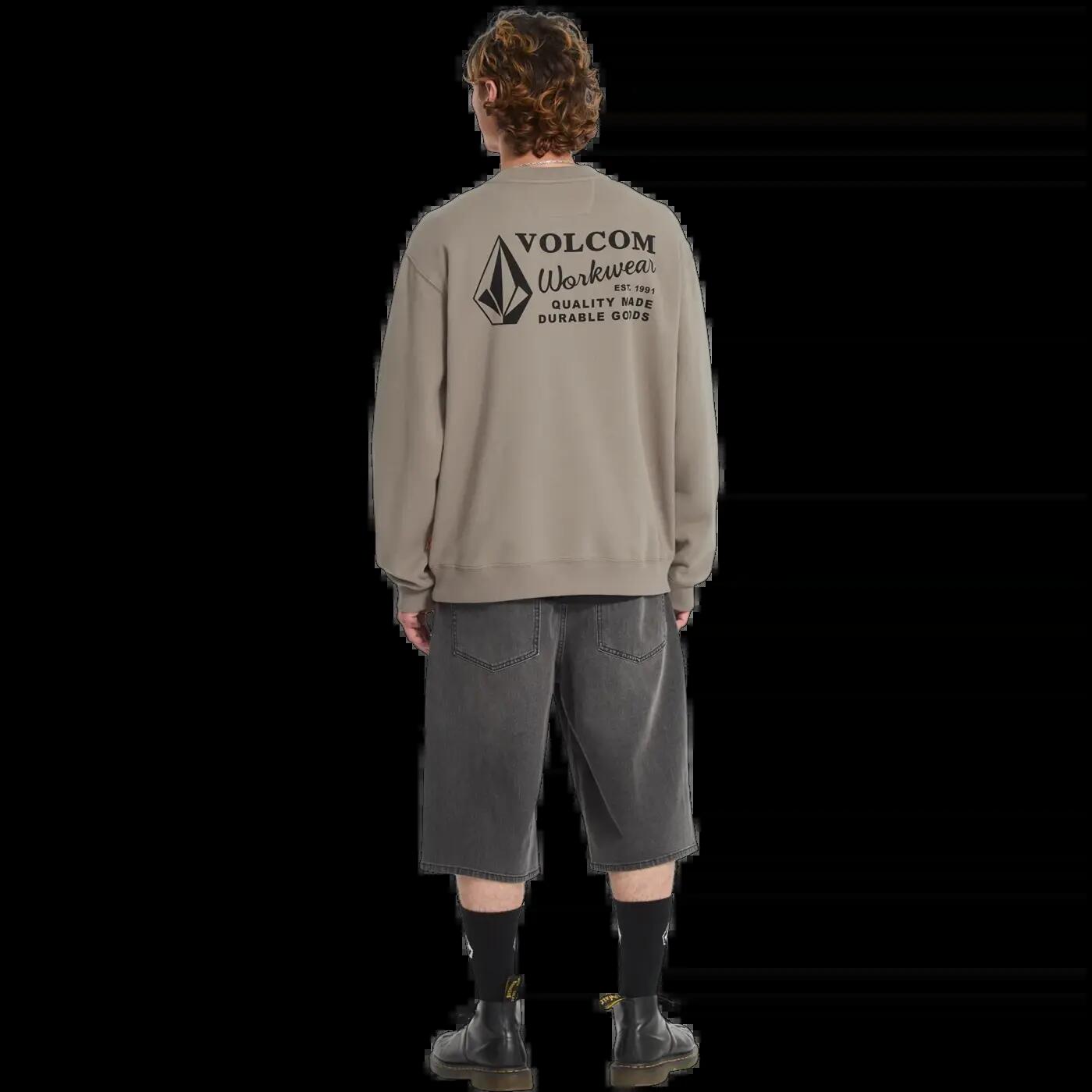 Sweatshirt Volcom WORKWEAR CREW Brindle 6/6