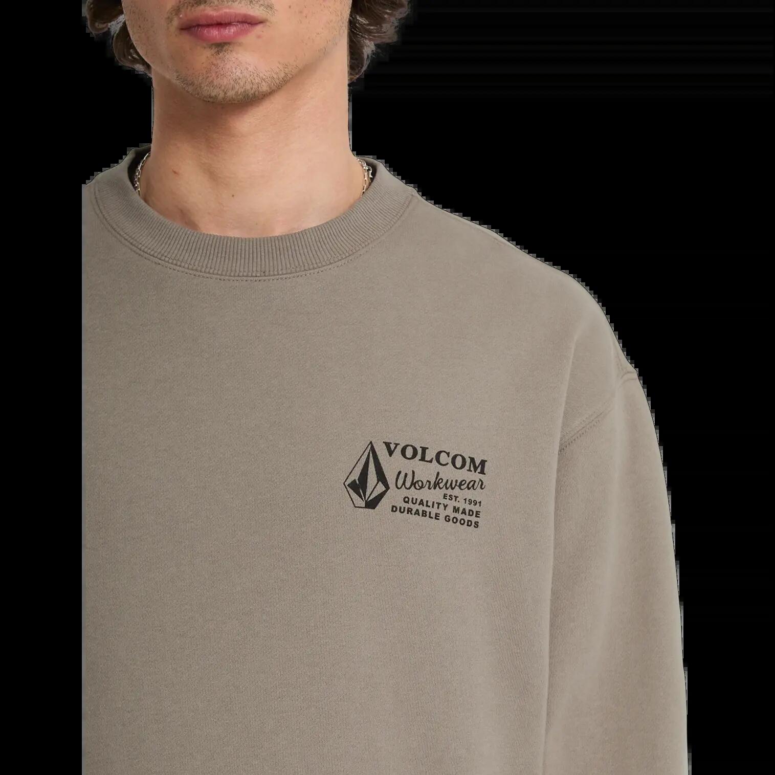 Sweatshirt Volcom WORKWEAR CREW Brindle 4/6