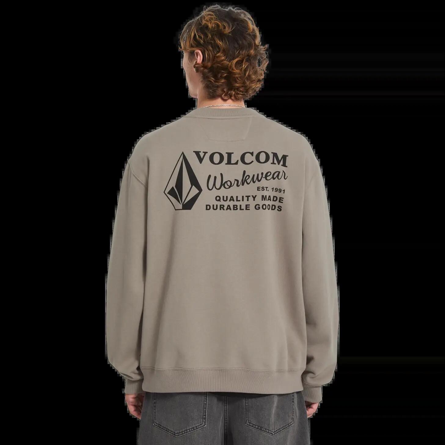 Sweatshirt Volcom WORKWEAR CREW Brindle 2/6