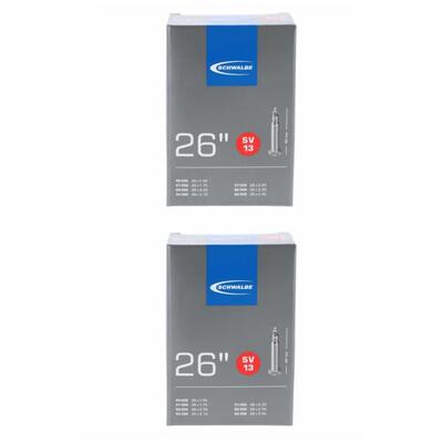2 x schwalbe binnenband sv13 40/62-559 - 26 inch 26x1.50-2.40 inch sv 40 mm 26 i