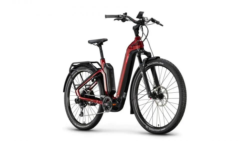 VICTORIA Vélo urbain électrique "UTILYON 4" (#1), Wave, 29", rouge bordeaux, 10 1/1