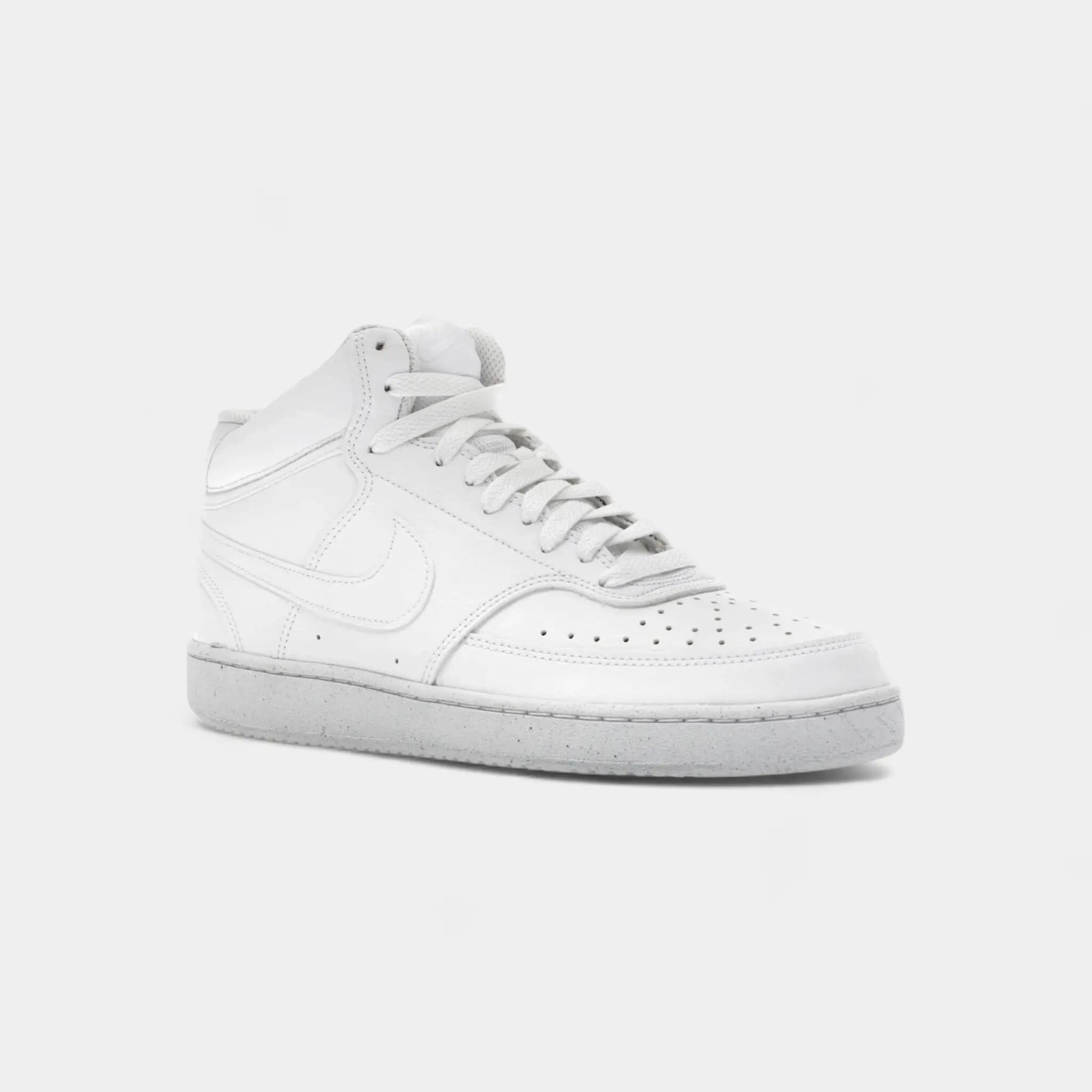 Nike Court Vision Mid Next Nature Triple White 2/4
