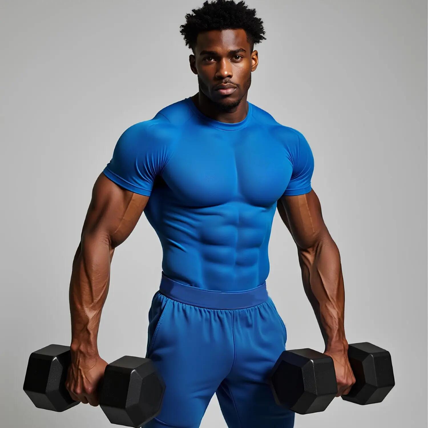 Manubrio Esagonale Gommato da 60 Kg - Professionale 4/6