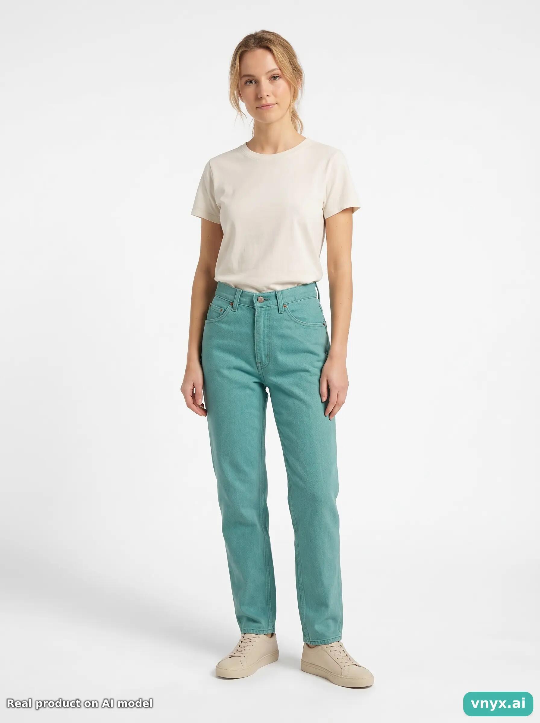 Second Life - Vintage Levi's Teal Jeans Women W26 L34 5/6