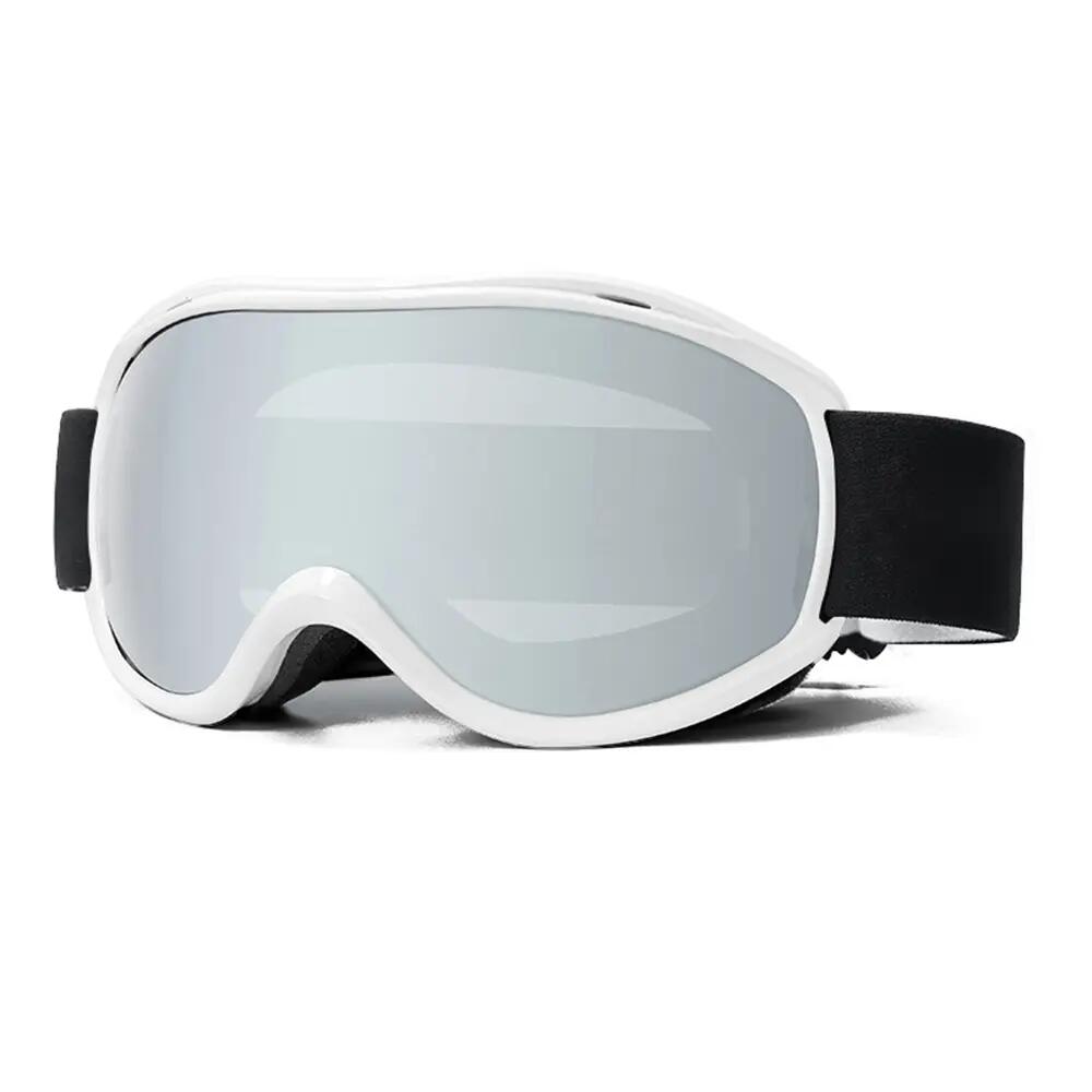 Lyžiarske a Snowboardové Okuliare Fluor HX030 Strieborný Zrkadlový Zorník Unisex