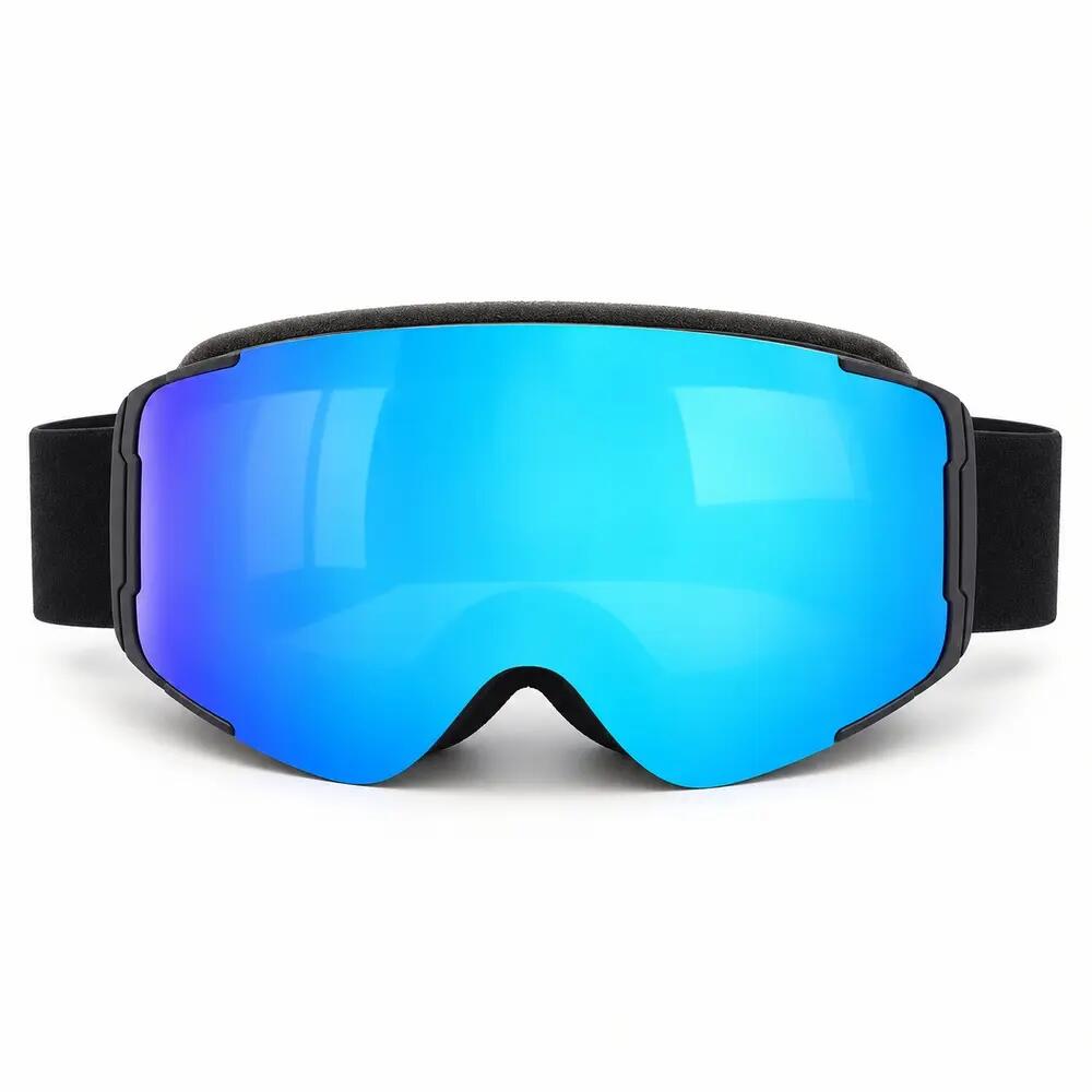 Maschera da Sci e Snowboard Fluor UF067 Lente Magnetica Blu Specchiata Unisex 4/5