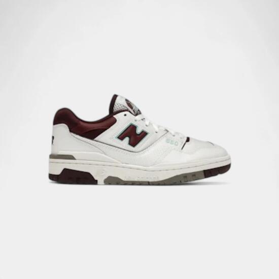 New Balance 550 Burgundy Cyan