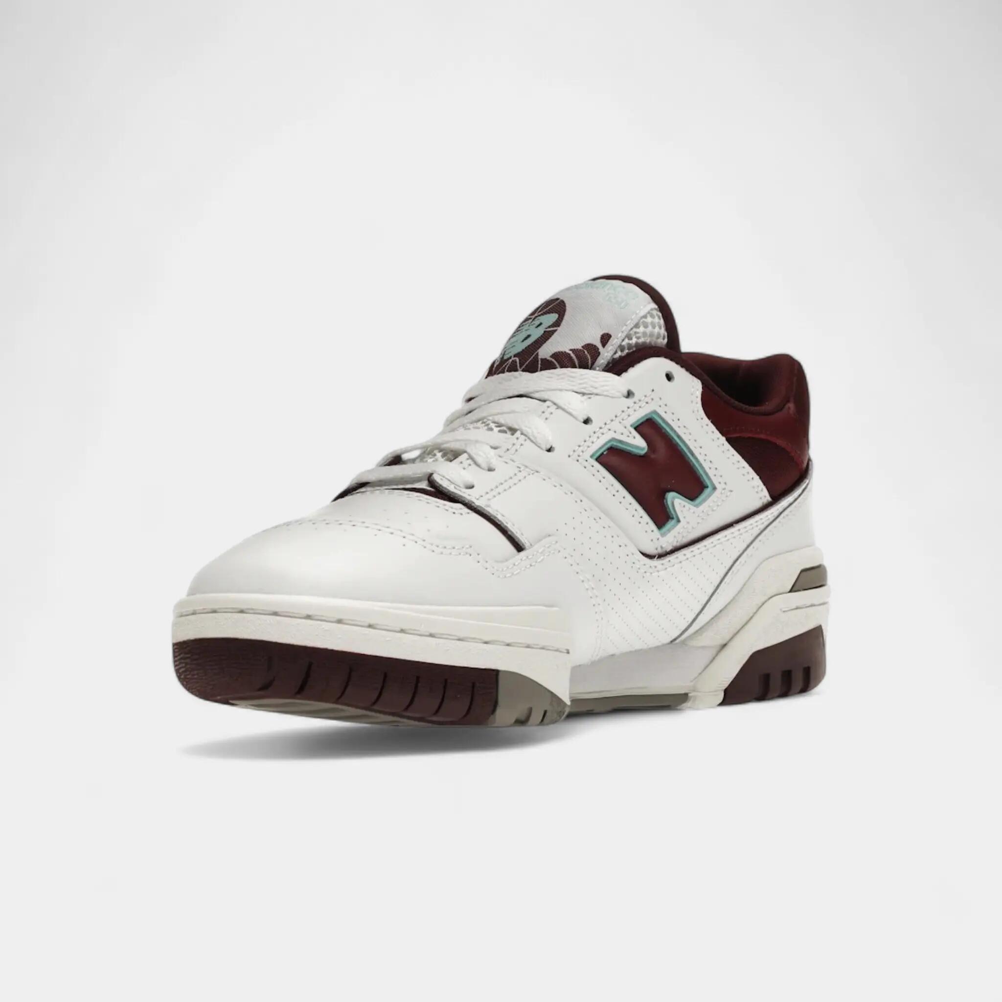 New Balance 550 Burgundy Cyan 3/5