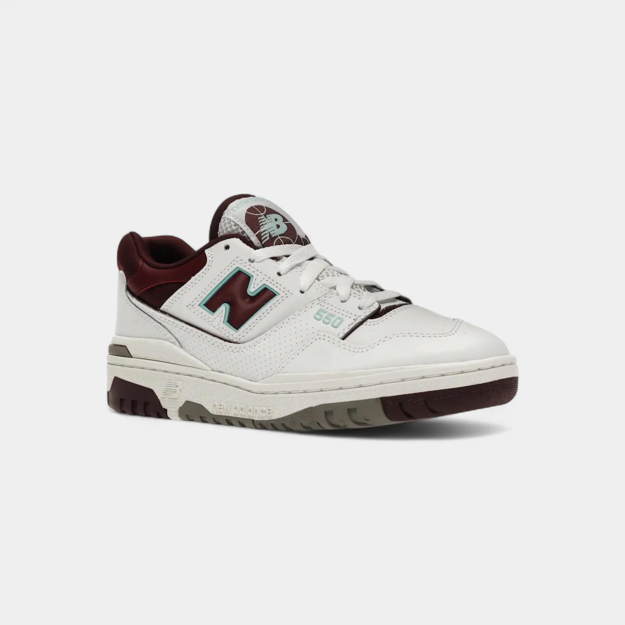 New Balance 550 Burgundy Cyan 2/5