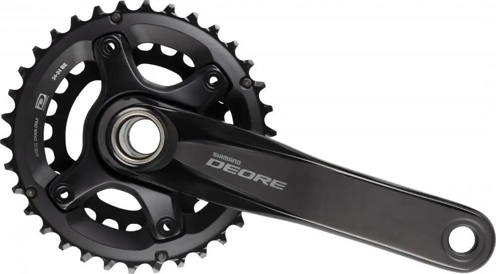 SHIMANO Kurbelgarnitur DEORE FC-M6000 Kurbelgarnitur - 10-fach, 175 mm, 34-24... 1/2