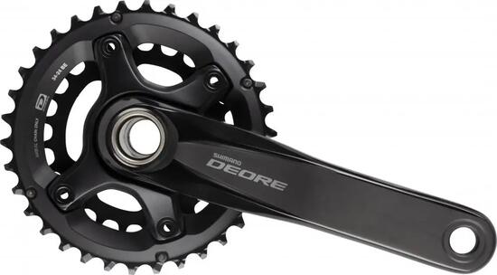 SHIMANO Kurbelgarnitur DEORE FC-M6000 Kurbelgarnitur - 10-fach, 175 mm, 34-24...
