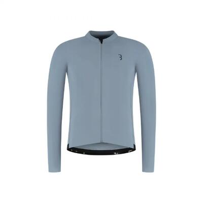 Bbb cycling tricot essence ls xxxl ijsblauw xxxl blauw - verwarmend langarm-fiet