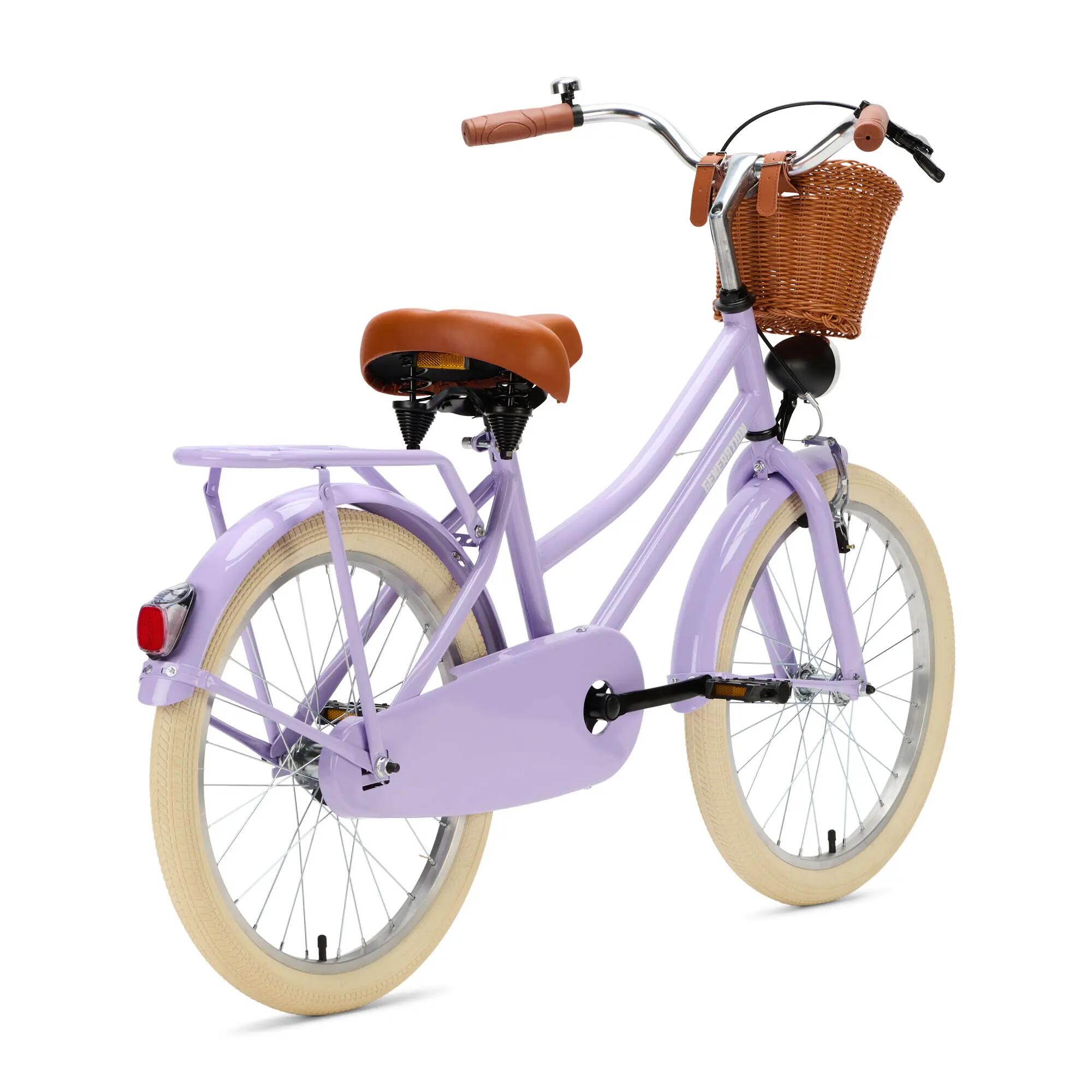 Generation Transporter 20 Pulgadas Lila – Bicicleta Infantil con Cesta 4/5