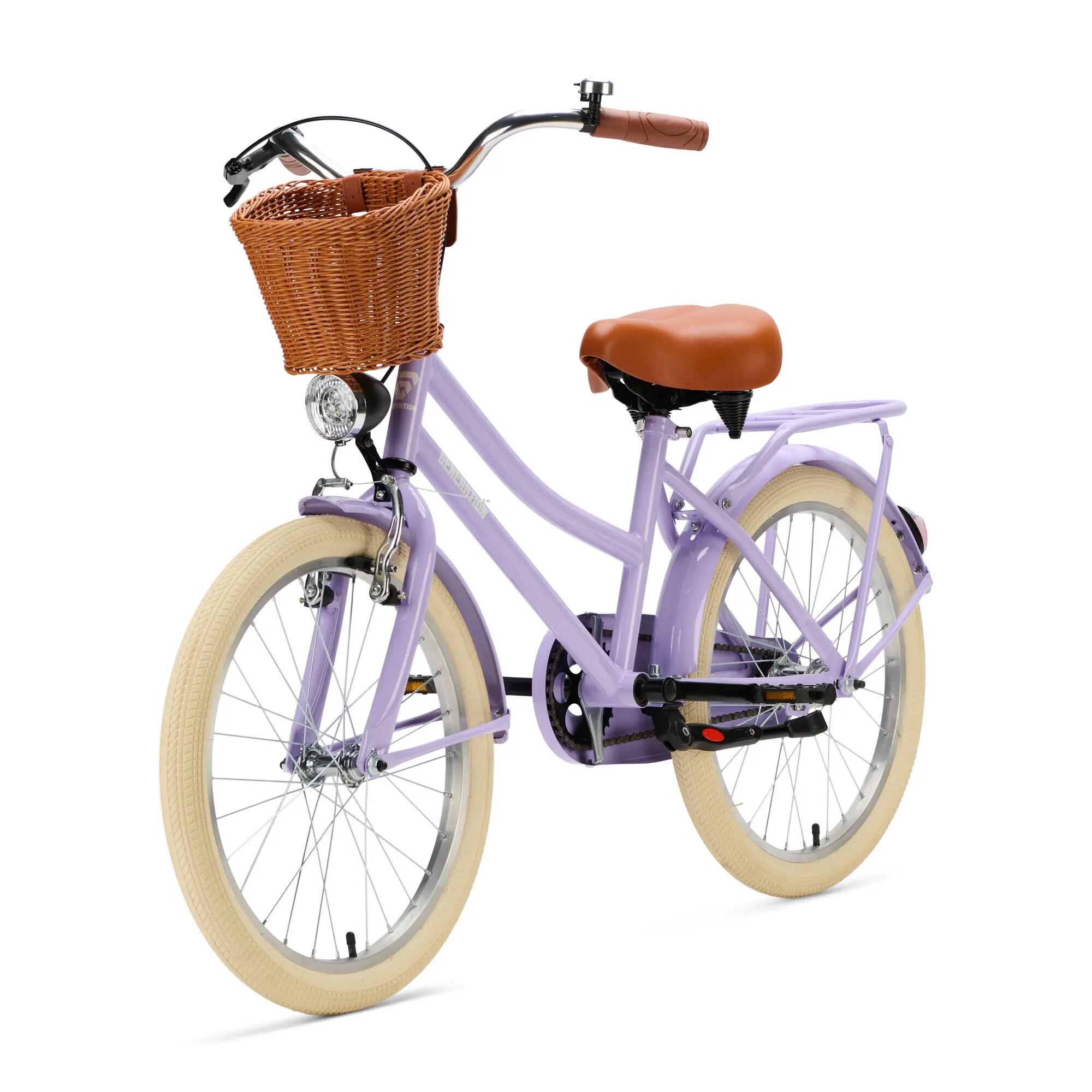 Generation Transporter 20 Pulgadas Lila – Bicicleta Infantil con Cesta 2/5