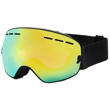 Ski- und Snowboardbrille Fluor 5108 Scheibe Gelb Verspiegelt Unisex